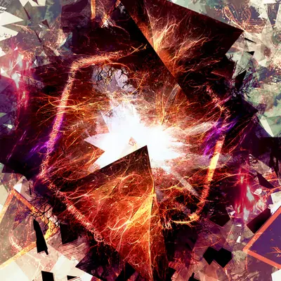 Geometrical heart-fire dispersion (warm version) 