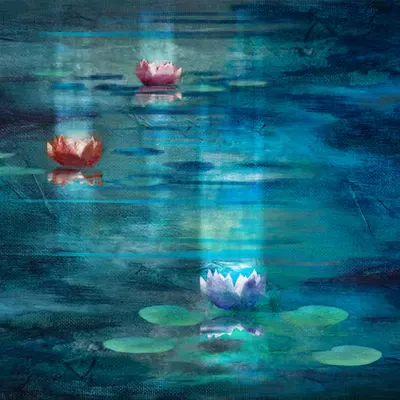 Impression of lillies