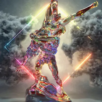 Psychedelic fight in Olympus