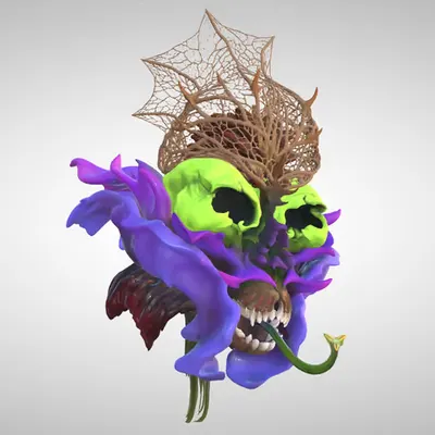 FloraFaunaSkull