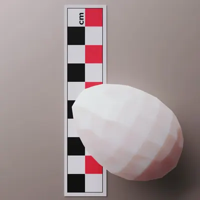 Artefact - egg, top view