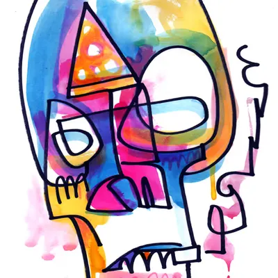 Pizza Skull