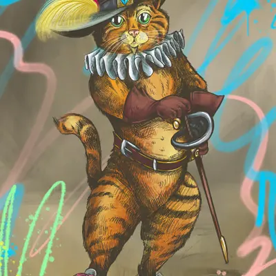 Puss in Boots... more like Puss in Sneaks!