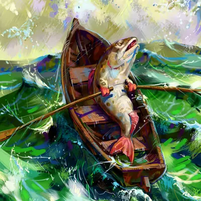 Fish In The Boat