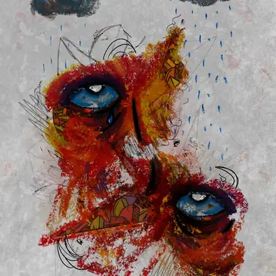 'Reality is upon us, colours dripping off' 