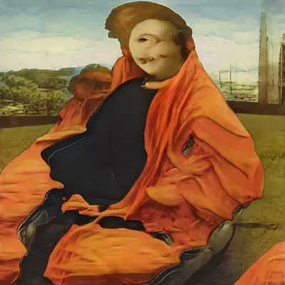 HIDDEN SILHOUETTE - AI Renaissance Painting #4
