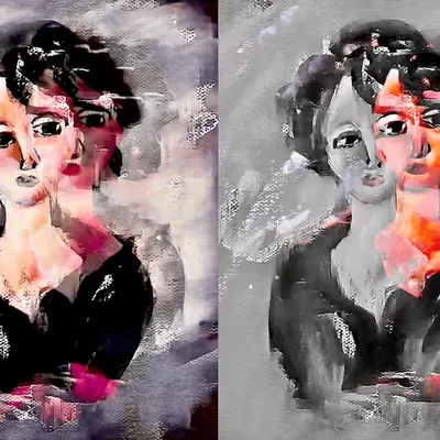 Those Who Leave and Those Who Stay, a diptych