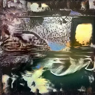 Dalí x O'Keeffe AI #10