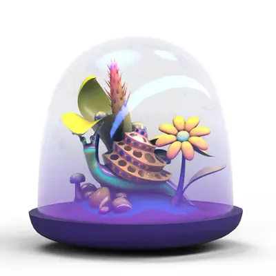 Snail Diorama