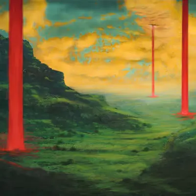 Pillars of light