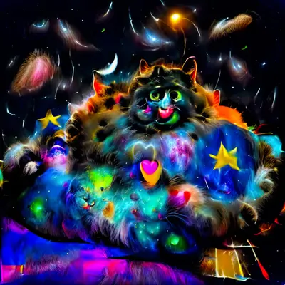 Lucky Floo Floo Space Cat