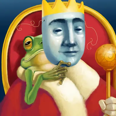 behind the king