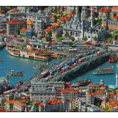 FRACTAL ISTANBUL - OLD CITY PANORAMA