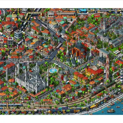 FRACTAL ISTANBUL - HISTORICAL PENINSULA