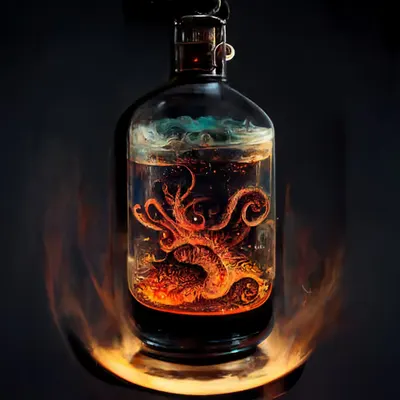 KRAKEN IN THE BOTTLE