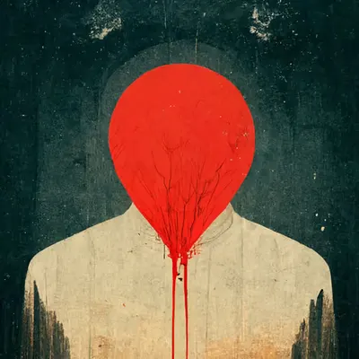 the man with the red ballon