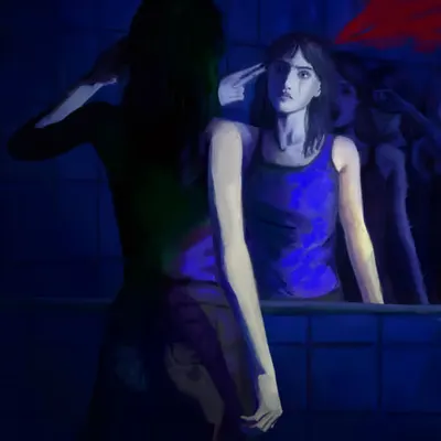 The artist and the mirror
