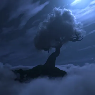 Cloud Tree [Night] (2020)