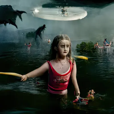 Alice Swimming