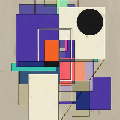 Distorted Feeling (Non-Objective Composition)