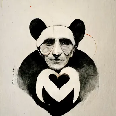 Coeur croisé et panda décapotable