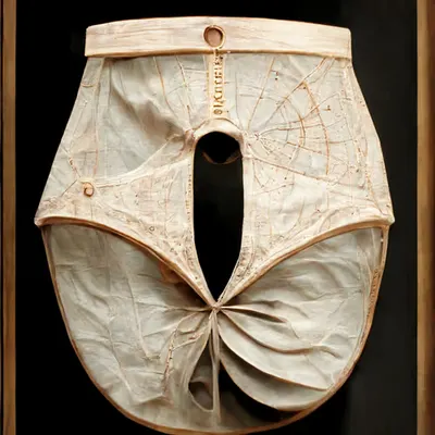 Underwear in the wind of frills