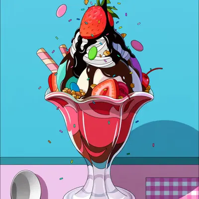 Strawberry Sundae 