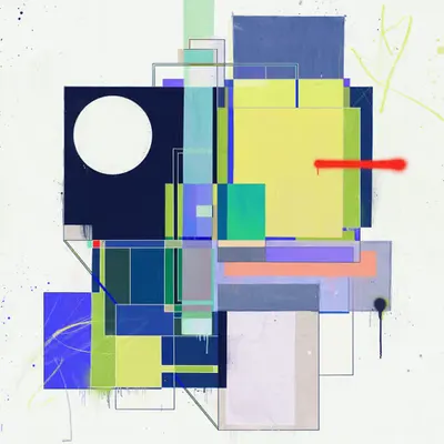 Blood Orange Contemplations (Constructivist Composition)