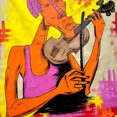 Soothing violinist