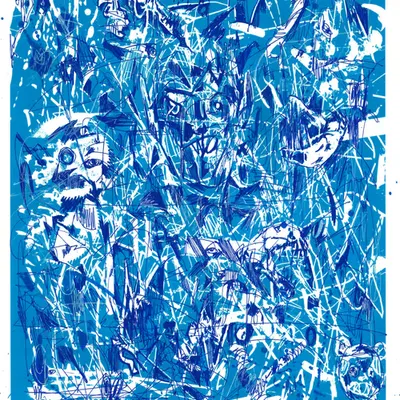 blue chrysanthemum 