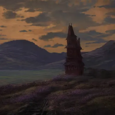 The crooked red house