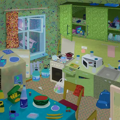 The kitchen