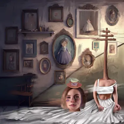 A Lady in White