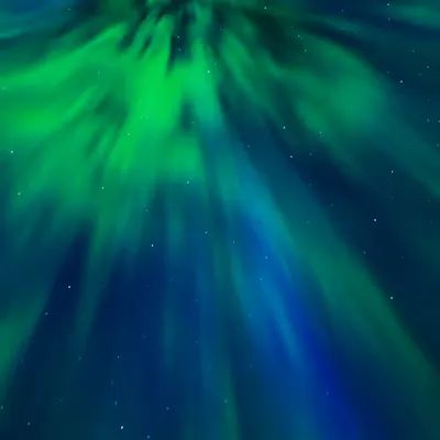 Rare Blue Aurora