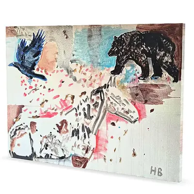 The horse, the bear, the raven