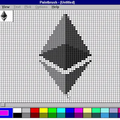 Vintage Time: Paintbrush Ethereum