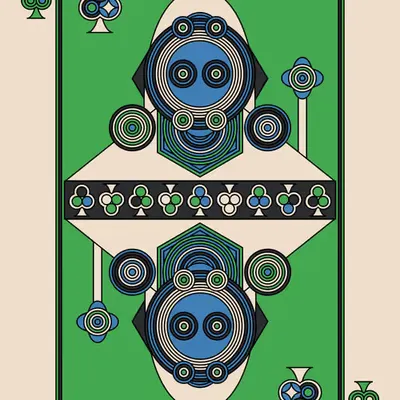 Queen of Clubs Dark