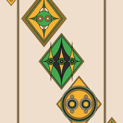 Three of Diamonds Light
