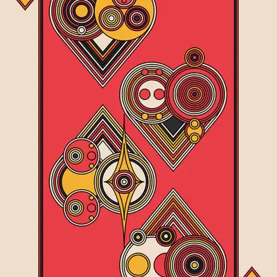 Four of Hearts Dark