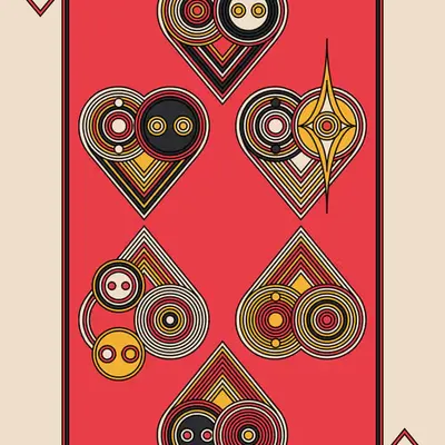 Six of Hearts dark