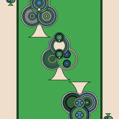 Three of Clubs Dark