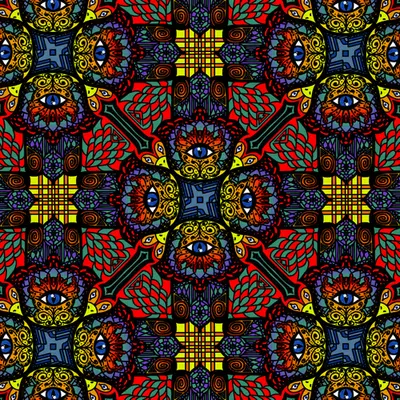 Psychedelic Hamsa