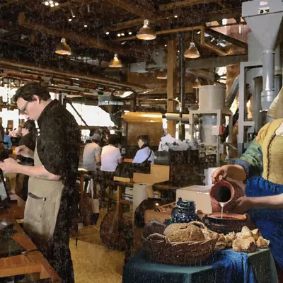 Milkmaid is now a barista in Starbucks