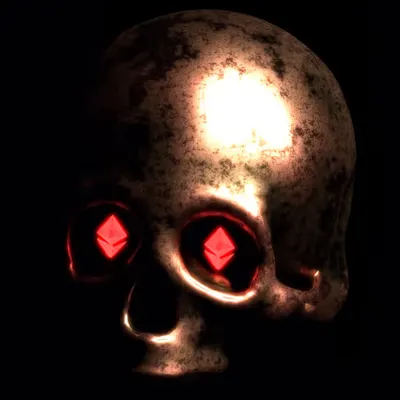 Elektromechanischer Totenkopf
