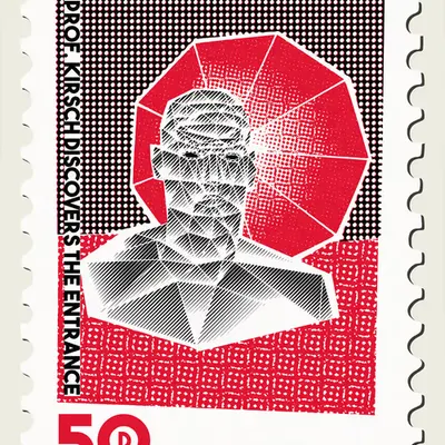 Nr. 350 - The Entrance, a stamp