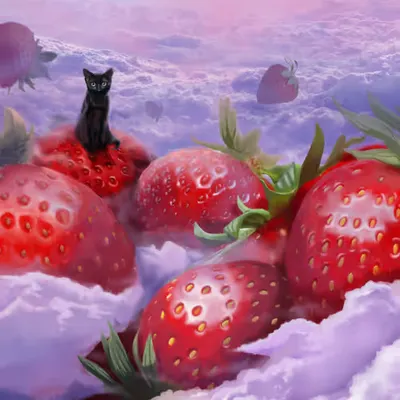 Strawberry Cat