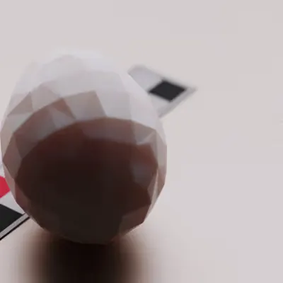 Artefact - egg, side view