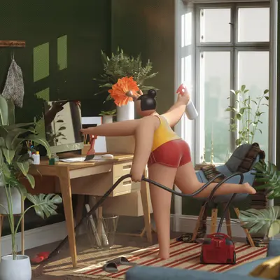 Stay at Home series - Clean Up