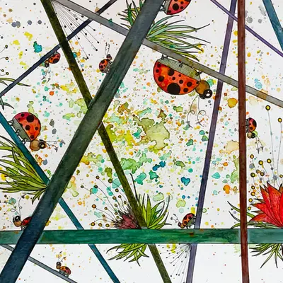 Messy-not-so-messy Vegetal Ladder