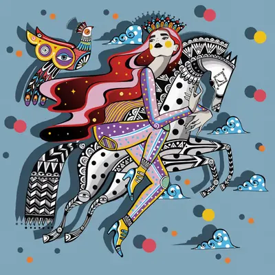 Queen and Her Horse (II)